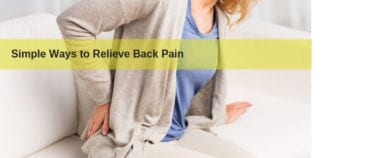 Simple Ways to Relieve Lower Back Pain